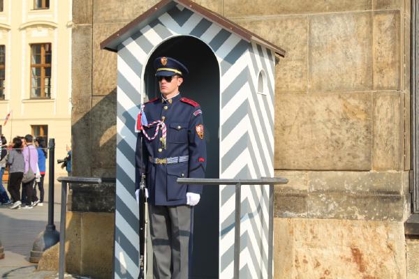 Prague castle guard change
