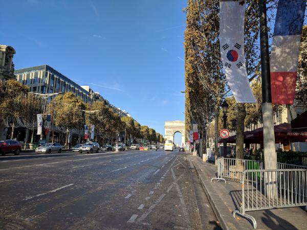 Champs Elysees Avenue - Paris France